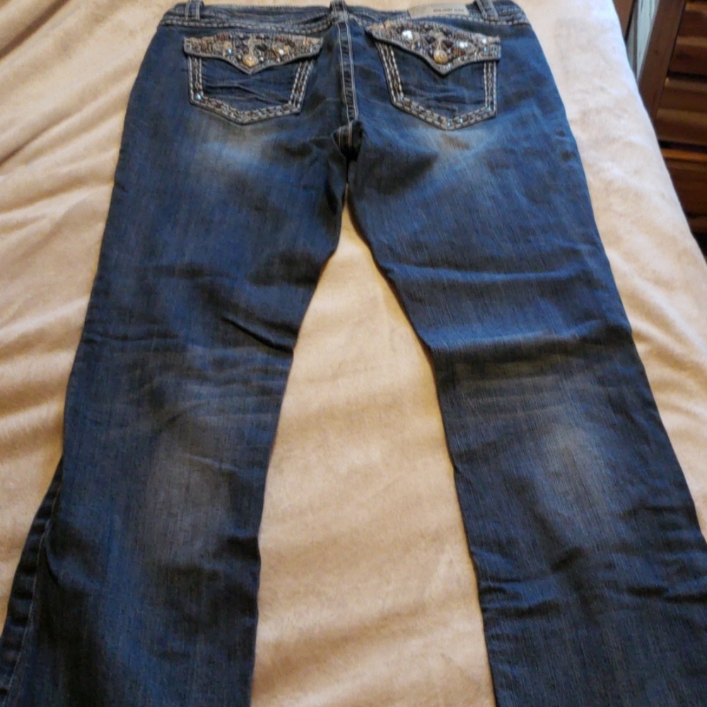 Boot cut denim jeans
